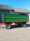 Sprzedam przyczepę rolniczą Pronar T-653/2. Rok produkcji: 2013. Ładowność 6 ton, 2-osiowa, wywrot na 3 strony, podwójne burty....