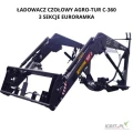 C-360 / 330 /MF/ZETOR/ T-25 ŁADOWACZ CZOŁOWY TUR AGRO TUR