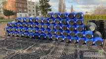 Oferuję na sprzedaż beczki plastikowe 55l po produkcie spożywczym (czosnek)
