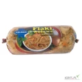 Flaki wołowe na zasmażce lub w rosole albo cięte suche, mrożone w batonie lub w worku po ok. 1kg lub w stałej wadze po 900g. pakowane...