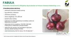 Nasiona ozimej cebuli czerwonej firmy ISI SEMENTI odmiany: FABULA F1 , FAKIRA F1(j.250 000n) oferuje GEPWEG dystrybutor nasion. Dostawa...